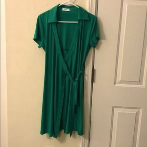 Emerald Calvin Klein Dress